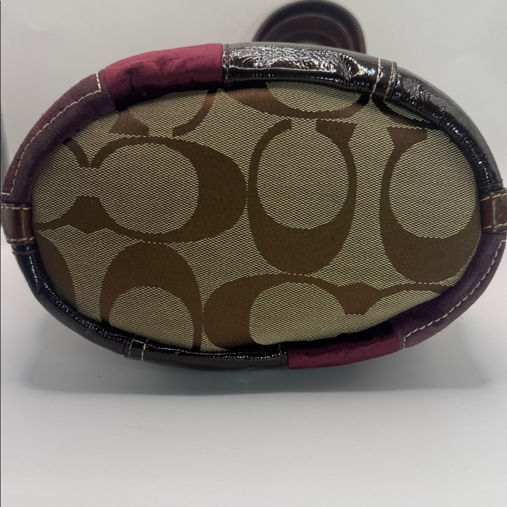 Coach Bleeker Holiday Patchwork Duffle Bag - Picture 9 of 17